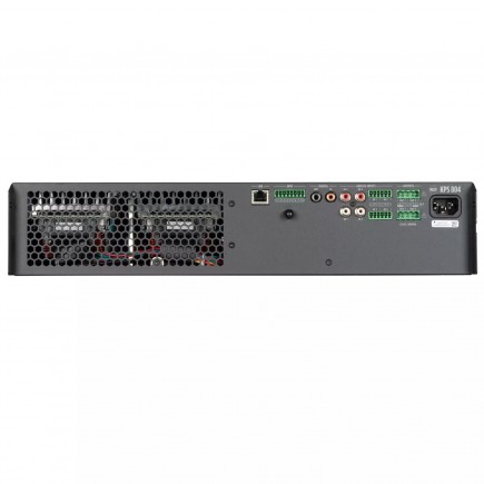 RCF KPS 804D Kompaktowy wzmacniacz dwukanałowy z DSP, 4x 800 W @ 2Ω, 4x 800 W @ 4Ω, 2x 1600 W @ 100 V, Dante